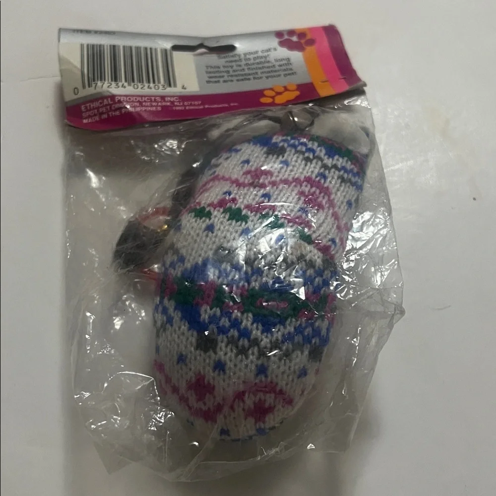 CAT TOY KNITTED SOCK DURABLE LONG LASTING PLAYTIME STOCKING STUFFER‎